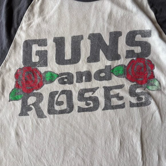 Guns N’ Roses Raglan Style T-Shirt - Picture 4 of 14